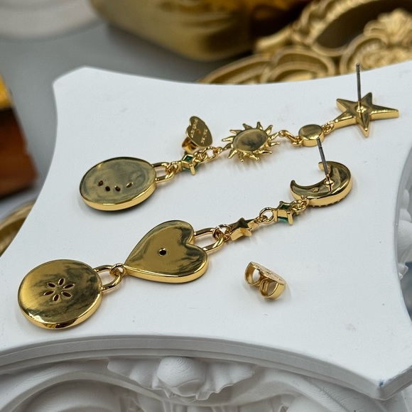 🆕 KATE SPADE 🧿 NWT Like Magic Liner Charm Earrings - Picture 8 of 16